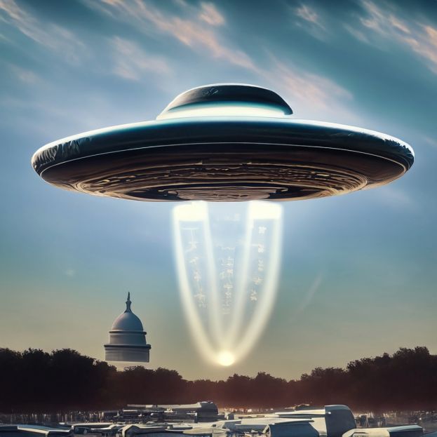ufo above washington DC